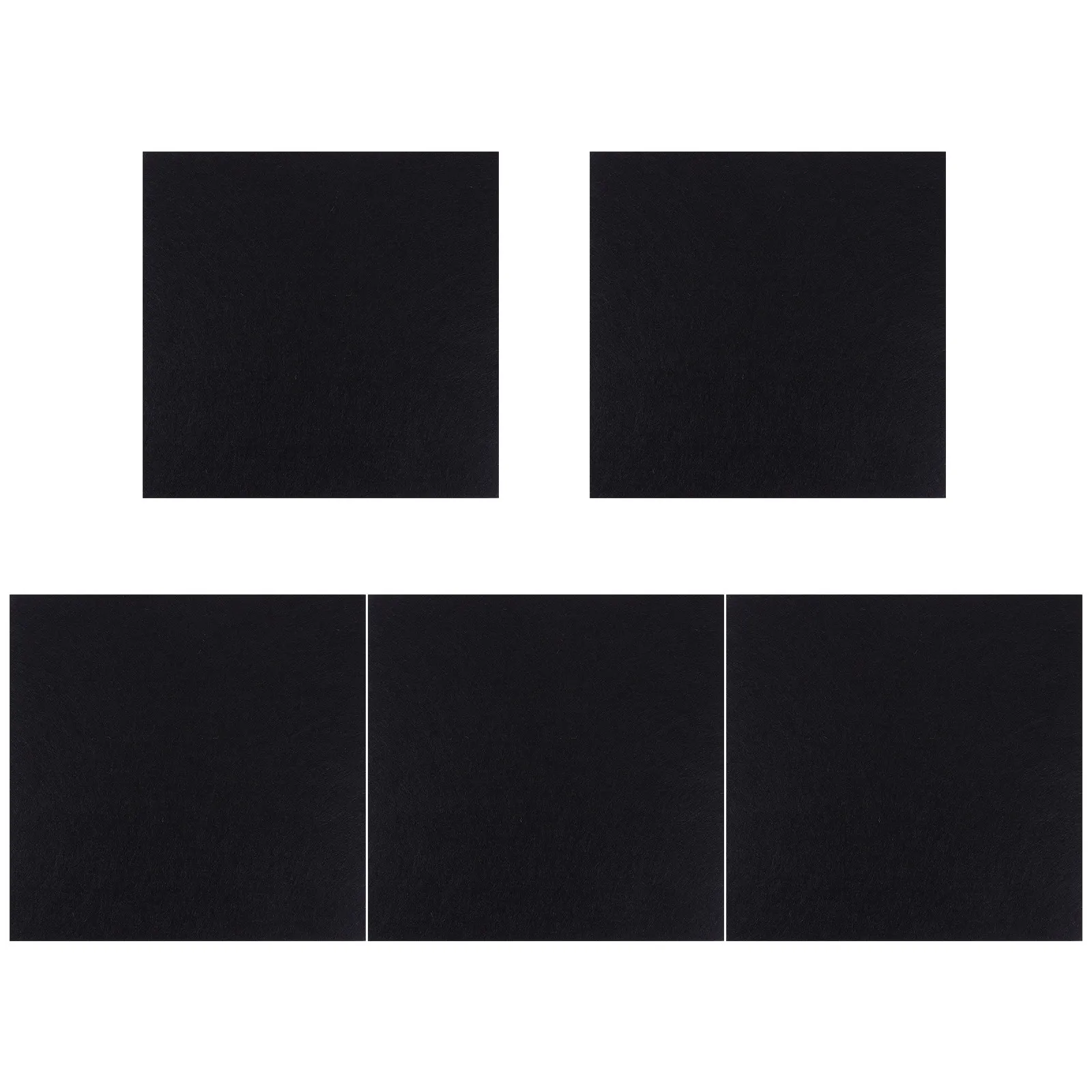 5Pcs Dense Felt Sound Absorption Panel Excellent Texture Soundproofing Wall Board for Ktv Studio Dance Room Home Office Use