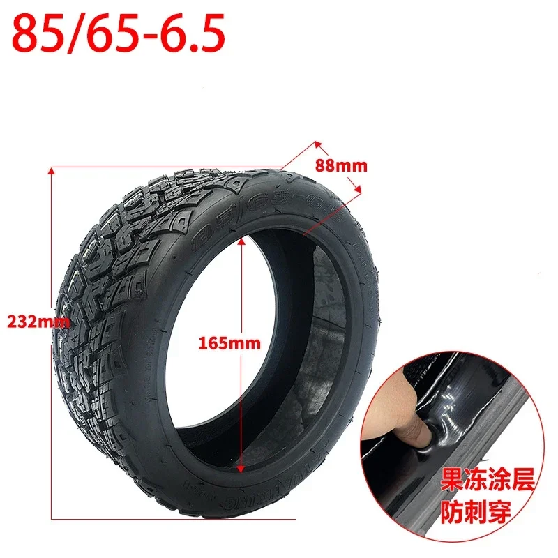 

85/65-6.5 Tubeless Tire for Kugoo G-Booster G2 Pro Electric Scooter Front and Rear Wheel Thick Wear-resistant Vacuum Tyre Parts