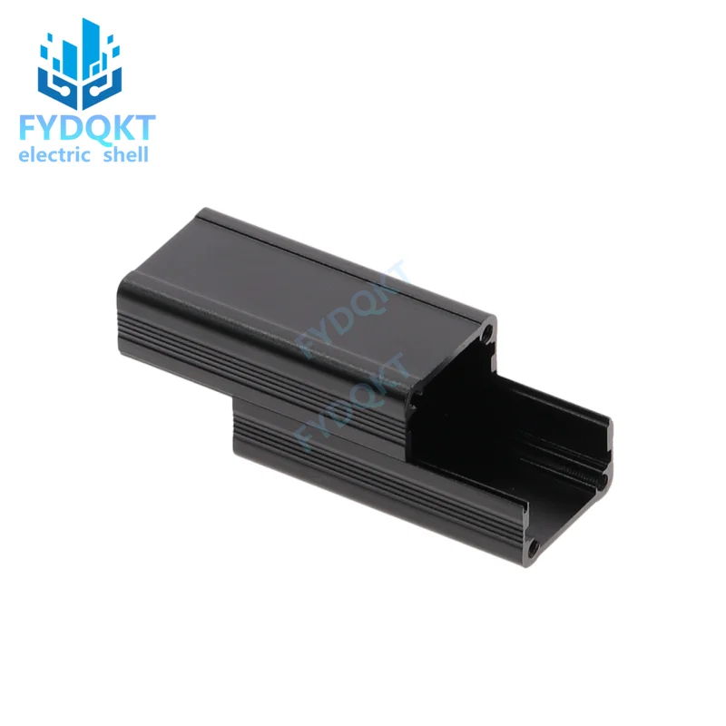 1pcs Black Aluminum box DIY Electronic Cooling Shell 50x25x25mm Digital Profile Aluminum Box