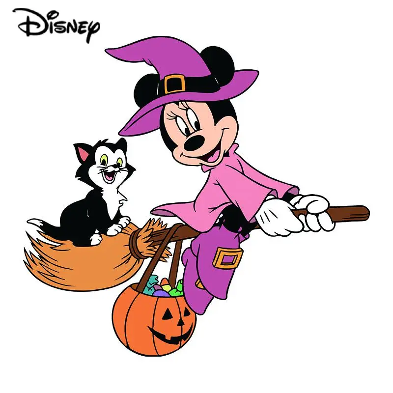 Matrices de découpe en métal pour Halloween, sorcière Minnie Mouse, pochoirs de dessin animé Disney pour bricolage, décor de Scrapbooking, modèle de matrices artisanales en gaufrage
