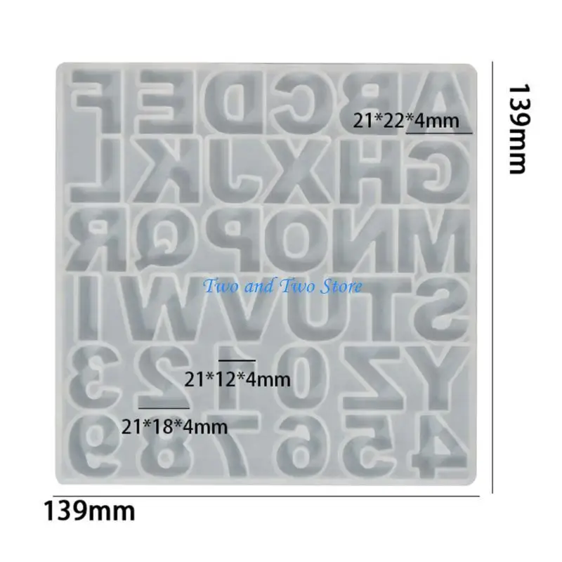 HX6F Silicone Tray Mold Jewelry Tray Mold Silicone Mold Letters Resin Mold
