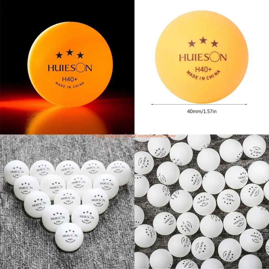 

C4de 50pcs/Set 3 Star 40+ Pingpong Balls Standard 40 мм ABS Table Tennis Balls Balls для турнирных шаров Pingpong Balls