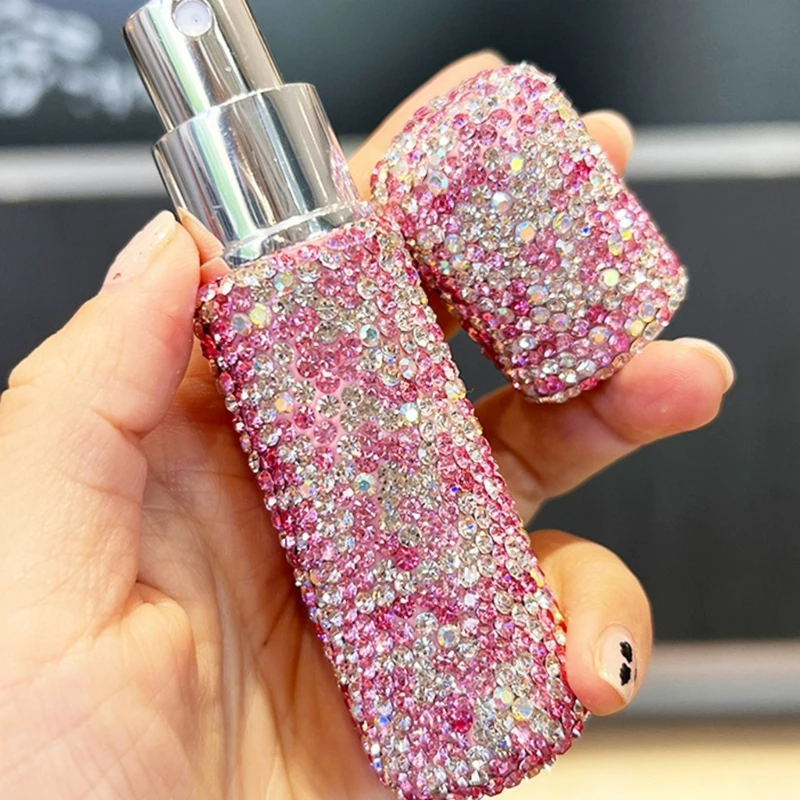 10 Verstuiver Reizen Sub-bottelen Draagbare Mini Diamant Glas Hervulbare Fles Pomp Cosmetische Dropshipping