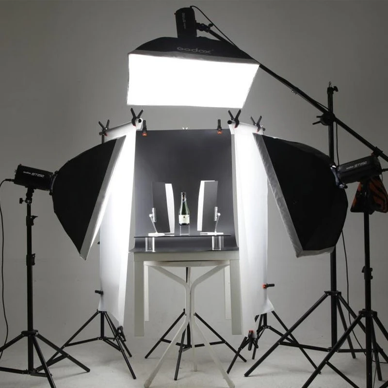 250W studio small flash set, take pictures and fill light indoor portrait soft box still stage