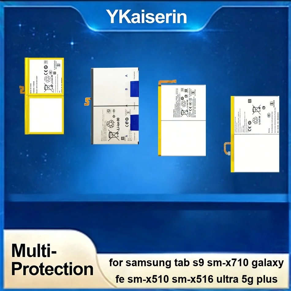 

EB-BX818ABY EB-BX516ABY EB-BX916ABY Battery 8000-11200mAh For Samsung Tab S9 SM-X710 For Galaxy FE SM-X510 SM-X516 Ultra 5G Plus