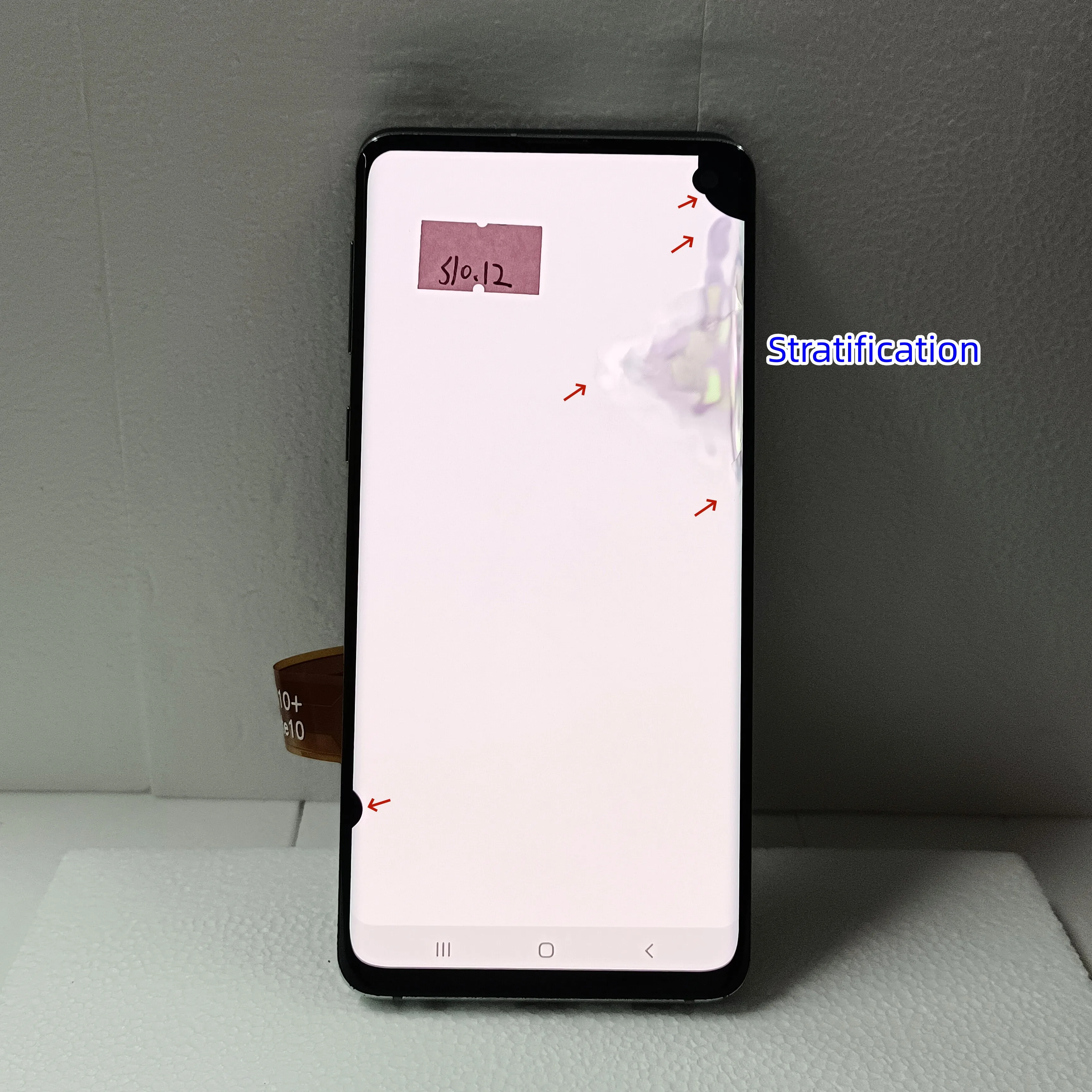 Imagem -03 - Tela Lcd Amoled para Samsung Galaxy S10 Digitalizador com Display de Vidro de Defeito G973 G973f ds G973u Sm-g9730