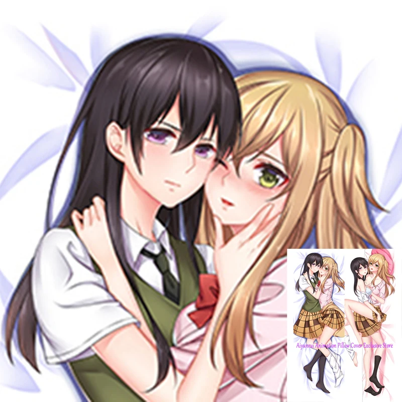 

Anime Pillow Cover Dakimakura Beautiful Gody 2 Side Printed Hugging Body Pillowcase Cushion Cover Bedding Young Girl Tits