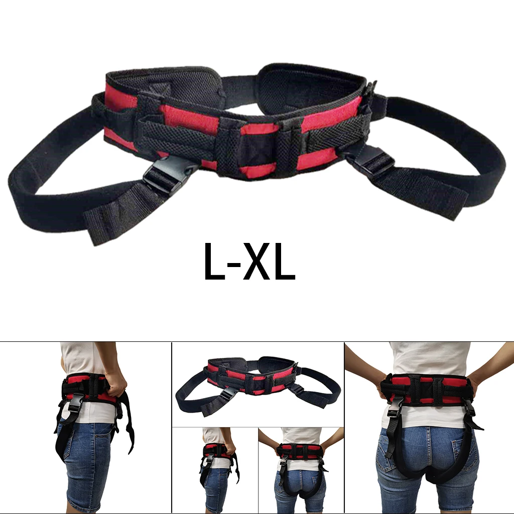 

Transfer Waist Belt Helper Walk Training safrty 8 Padded Handles Auxiliary Strap for Nursing Elderly