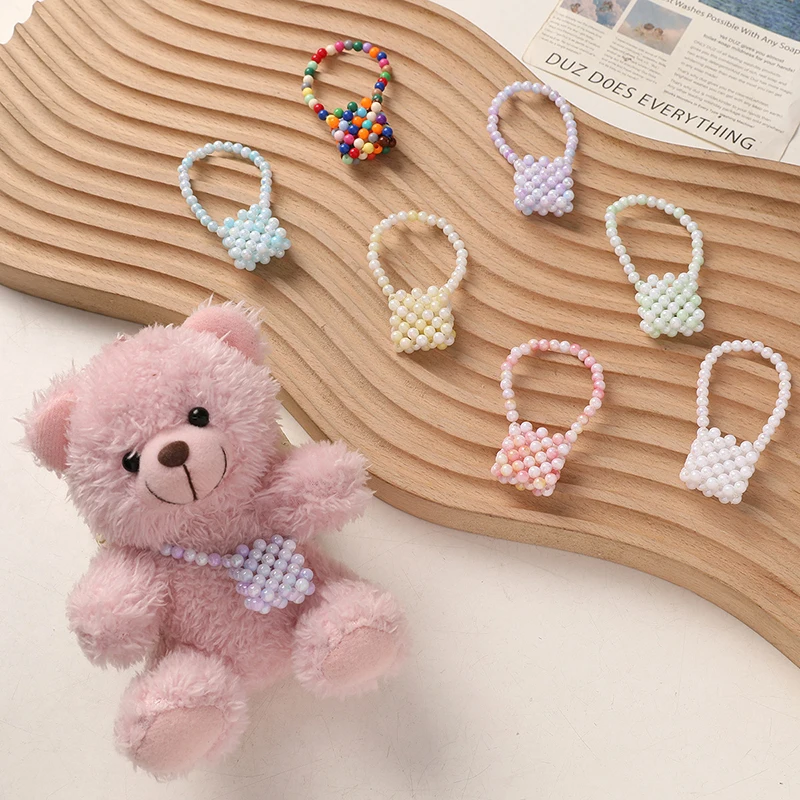 

Mini Doll Pearl Crossbody Bag DIY Dress Up Ornaments Dollhouse Clothing Toy Doll Accessories
