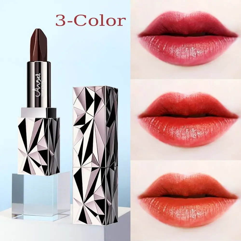 Trucco di alta qualità rossetto a 3 colori rossetto opaco impermeabile a lunga durata tazza antiaderente labbra Sexy cosmetici