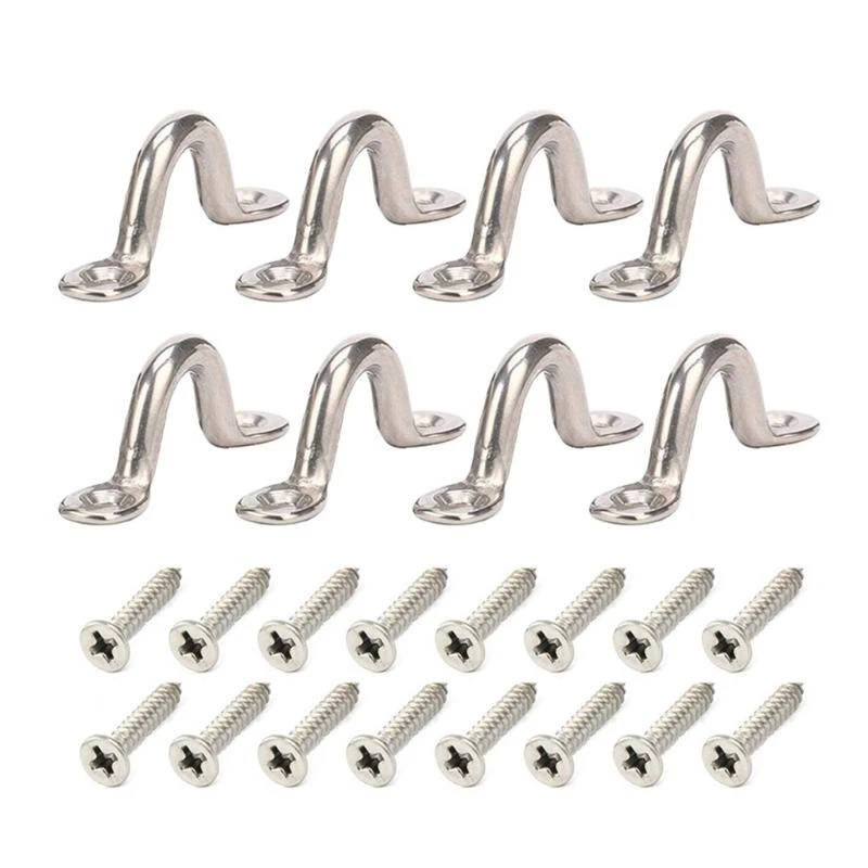 

8pcs/10pcs Marine Boat Top Pad Eye для каяк -каноэ.