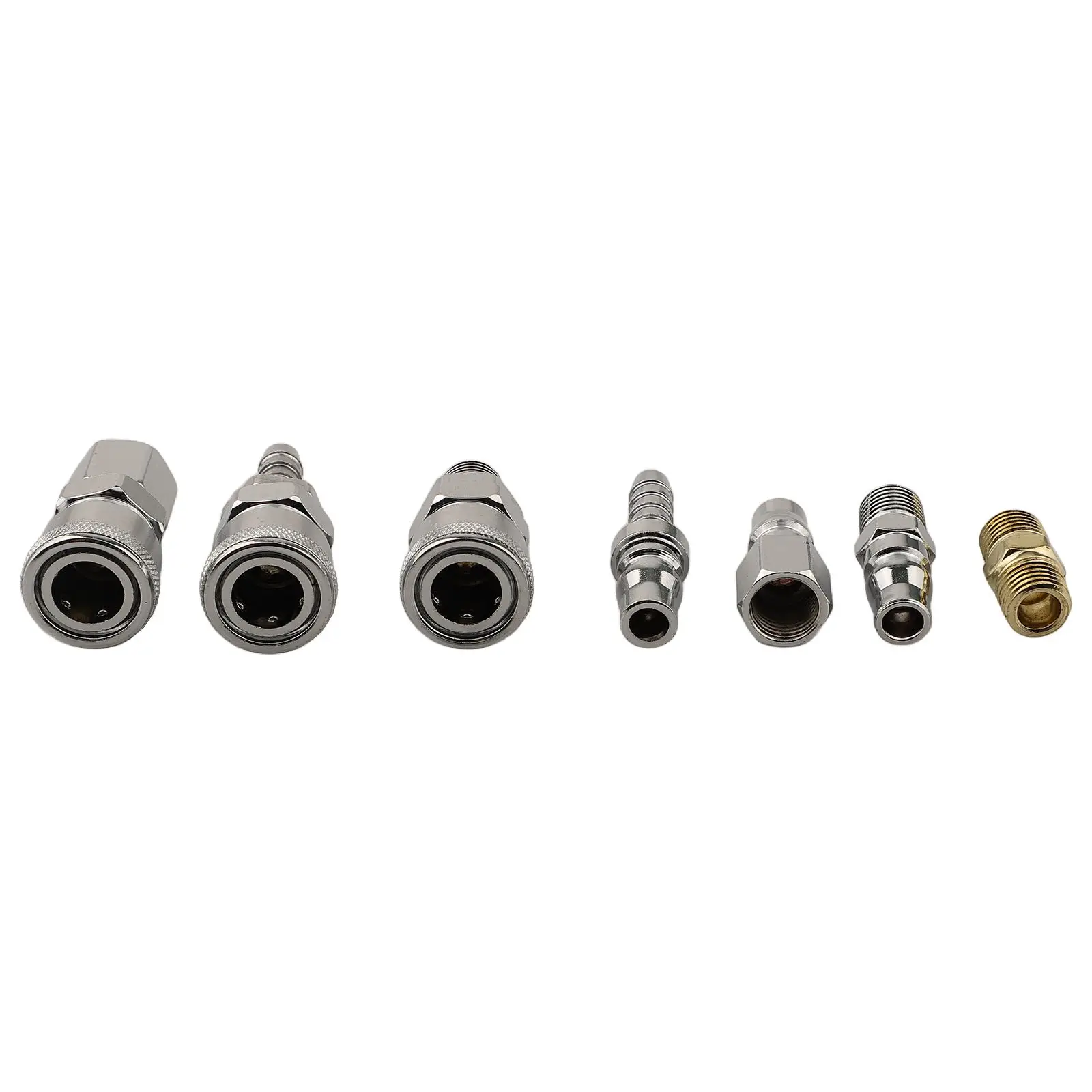 1 4 For BSP Air Hose Fittings Compressor Resistant Galvanized for nitto Type Pressure Resistance Push-in Insertion