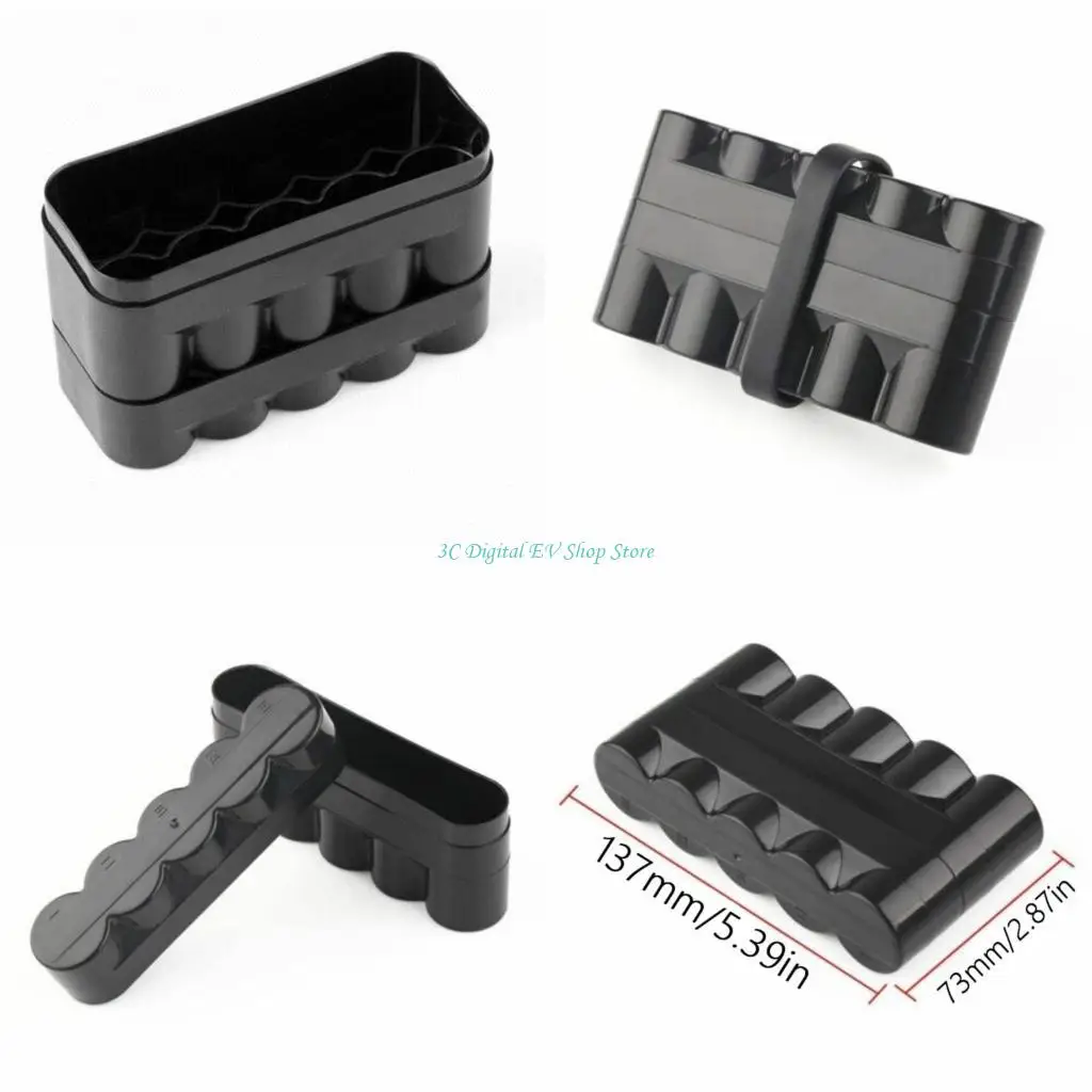 

E74D 5/10Capacity Black Film Cartridge Keepers For 5Roll/10Roll Film, Secure And Organized Travel Photography Film Case