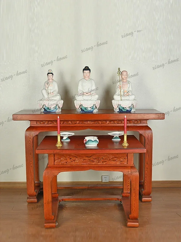 PG r8.12-Shrine Offering Table  Household Shrine God of Wealth Bodhisattva Incense Case Shrine Ancestor Bar Case Offering Table