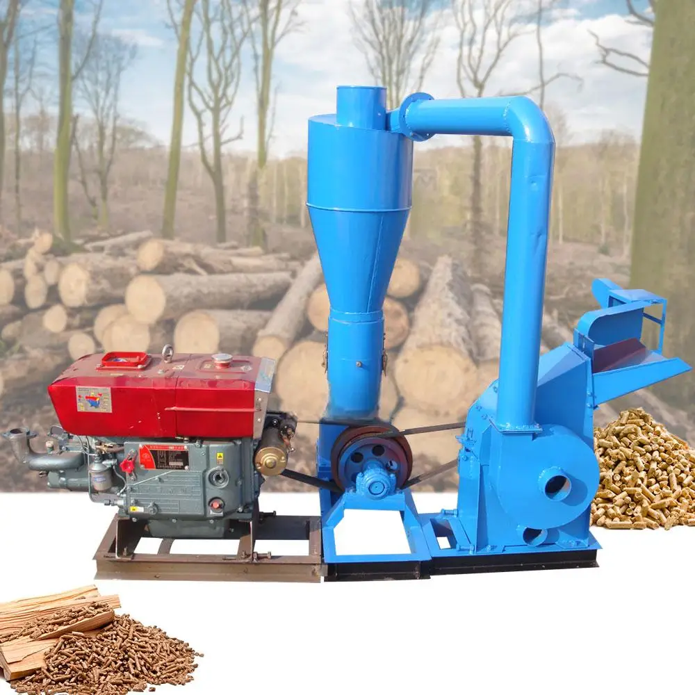 CE Approved Flat Die Wood Pellet Mill Motor Diesel Low Energy Consumption Biomass Fuel Pellet Processing Machine 80-100kg/h