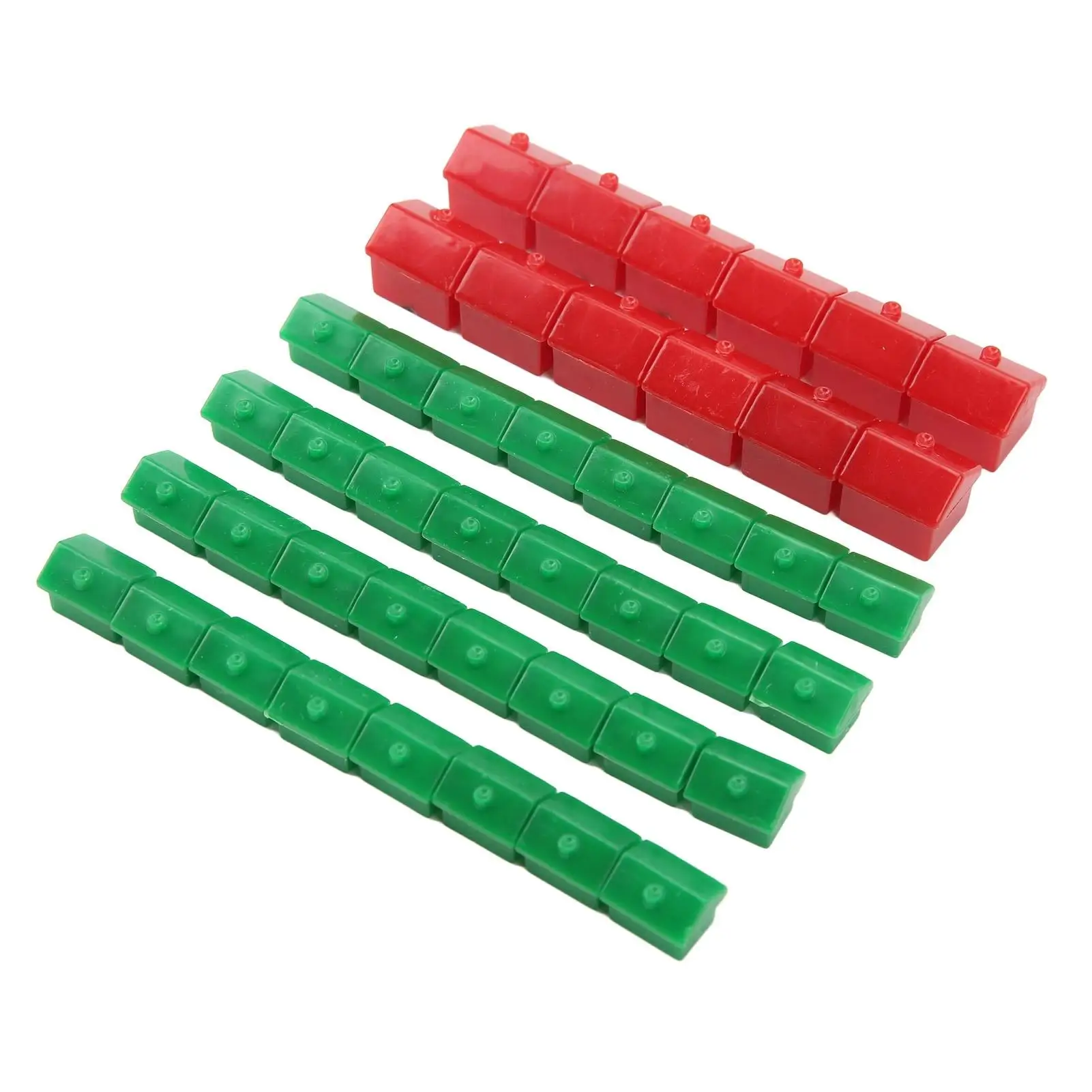 Replacement Game Pieces for Hotel Board Game - Plastic Houses & Accessories