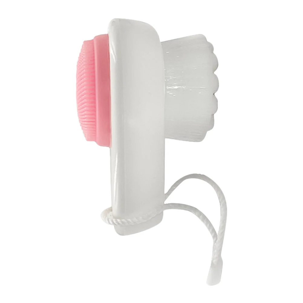 

Dual Sided Cleansing Tool Silicone Massage Silicone Brush Brush Massage Deep Scrubber Soft Head All Skin Skin Scrubber Types