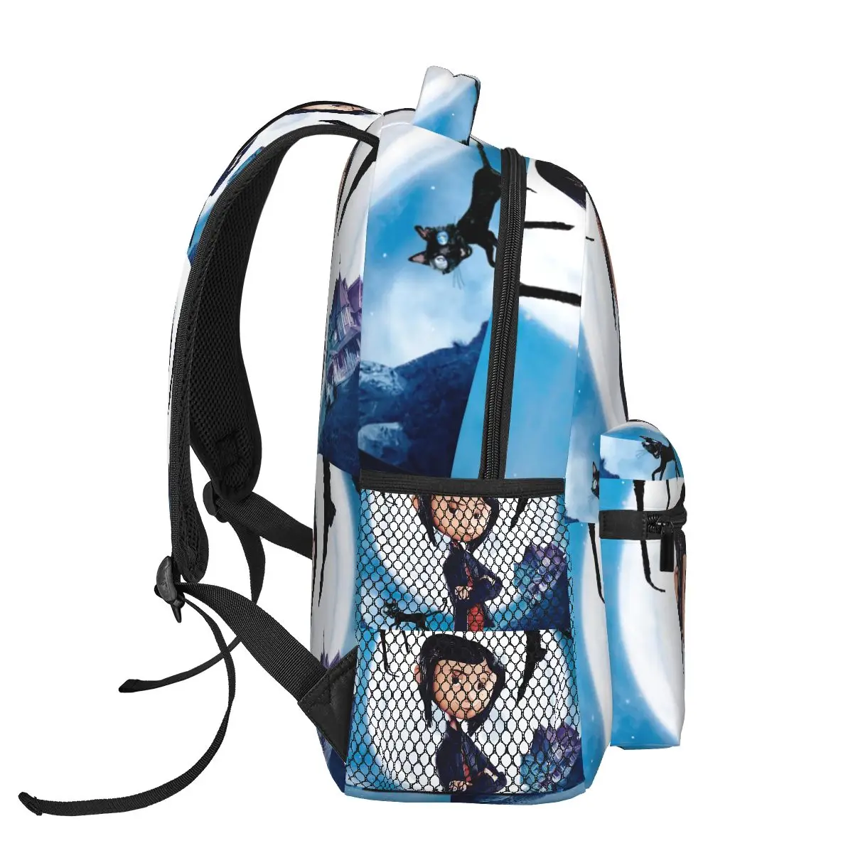 Coralines Halloween Cartoon Anime plecaki chłopcy dziewczęta Bookbag studenci torby szkolne Cartoon plecak na laptopa torba na ramię