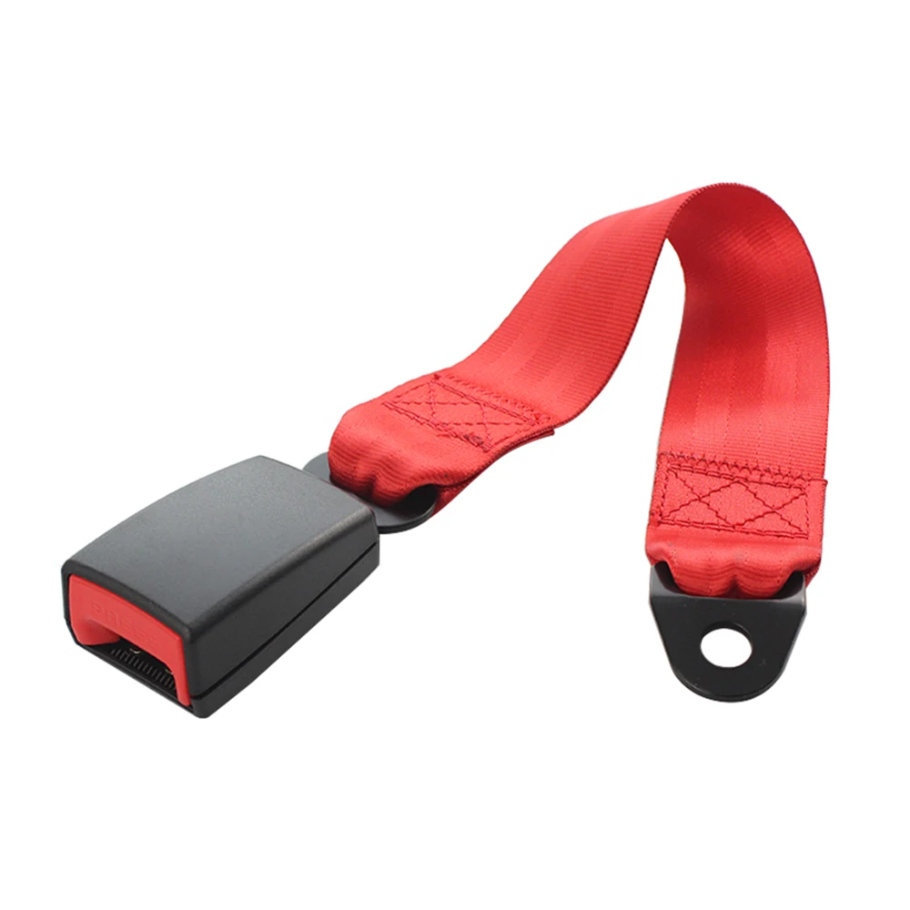 1PC Universal High Quality Car Seat Belt Adjustable Safety Belt Retractable 3 Point Car Red Seat Belt Automatic Retract Function