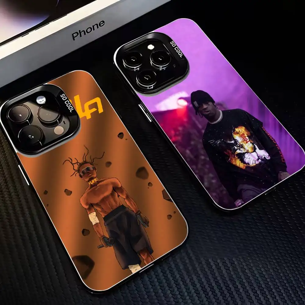 

MY EYEs T-Travis S-seott Phone Case For iPhone17,16,15,14,13,12,11 Plus,Pro Max Black Matte Shockproof Cover