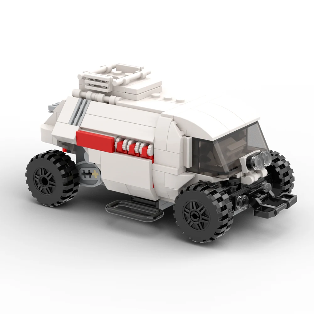 Space Adventure Combat Vehicle MOC Brick Set Interstellar Exploration Rover DIY Building Toy Gift