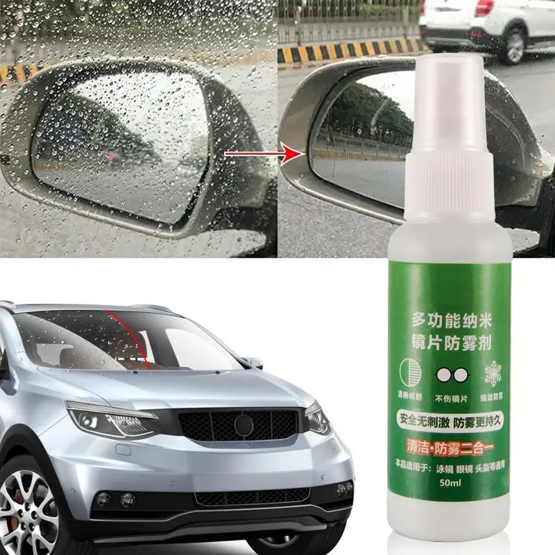 Car Glass Anti-Rain Spray Auto Water repellent Coating Agent Waterproof Rainproof Anti-fog Glass Cleaner Auto Windshield Clear