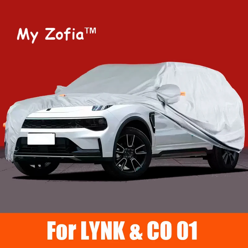 

For Lynk & Co 01 Link Co 01 2024 2025 2026 Full Car Cover Outdoor Sun Anti UV Rain Snow Dust Protection Oxford Cloth Accessorie