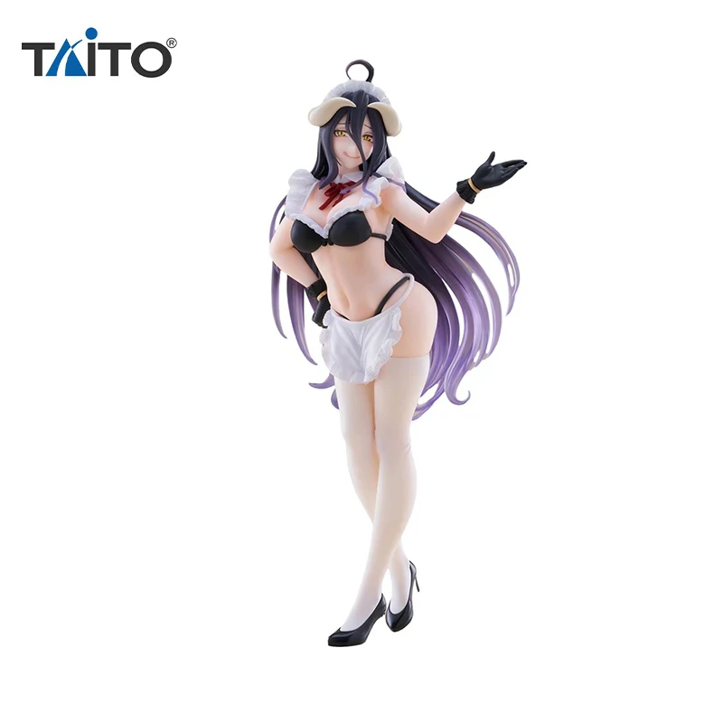 

In Stock Original TAITO coreful OverLord albedo maid PVC Anime Figure Action Figures Model Toys ﻿ ﻿