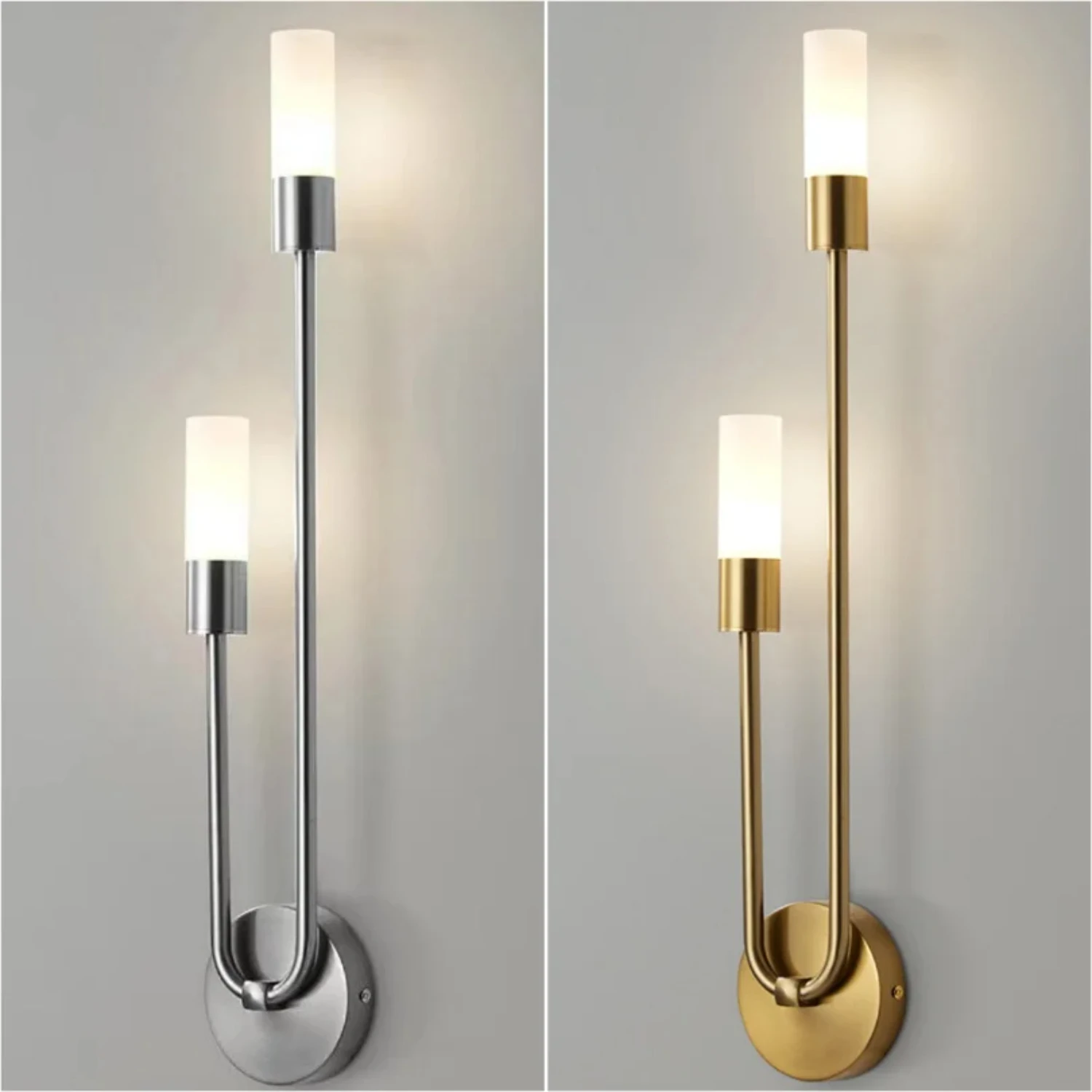 New dern LED wall sconce lights are sleek and elegant. Perfect for a modern bedroom, living room, or hallway, these stylish, con