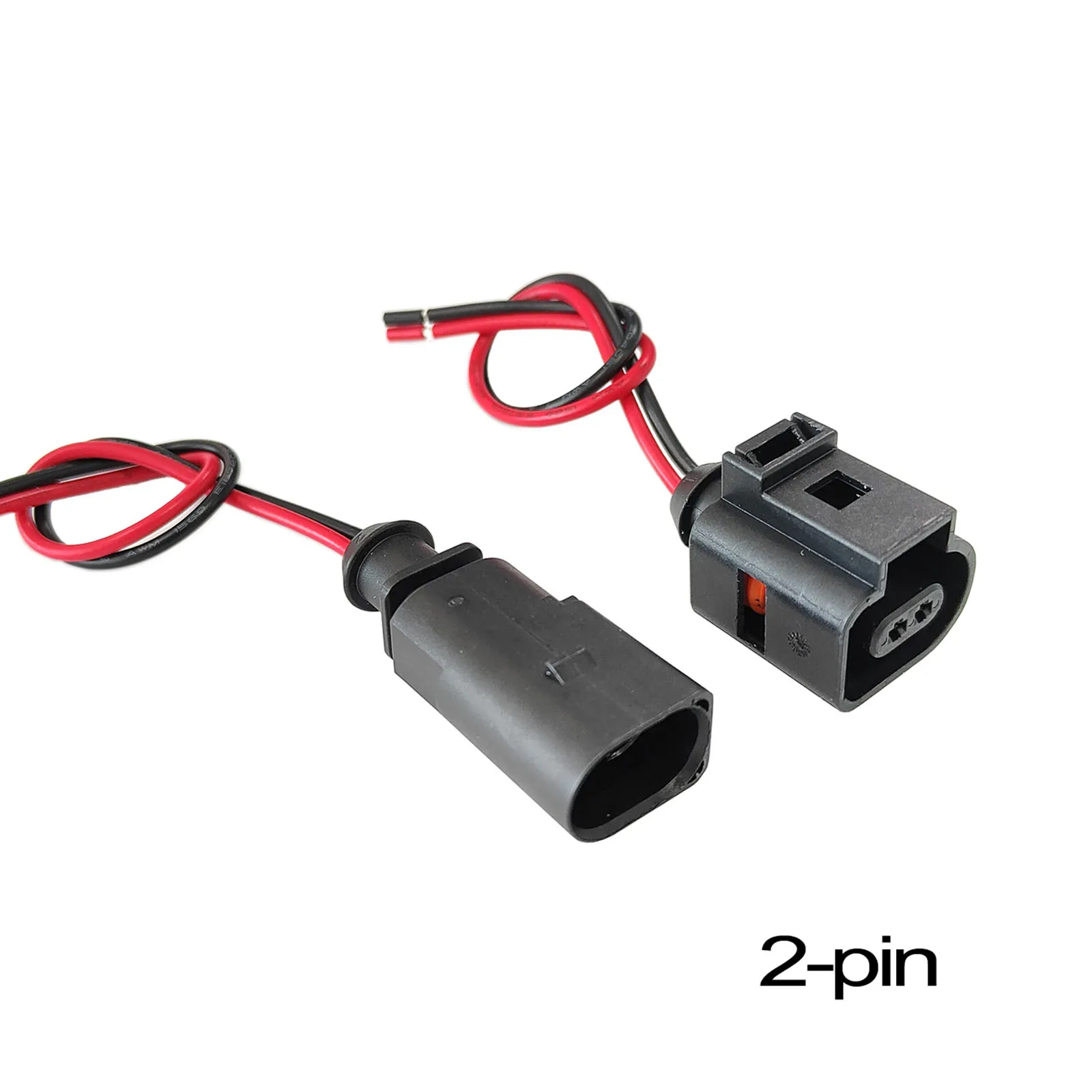 2-Pin Male & Female Connector Sensor Plug For VW Golf Passat SEAT Leon ibiza SKODA Octavia AUDI A3 A4 A6 1J0973802 & 1J0973802 view 2