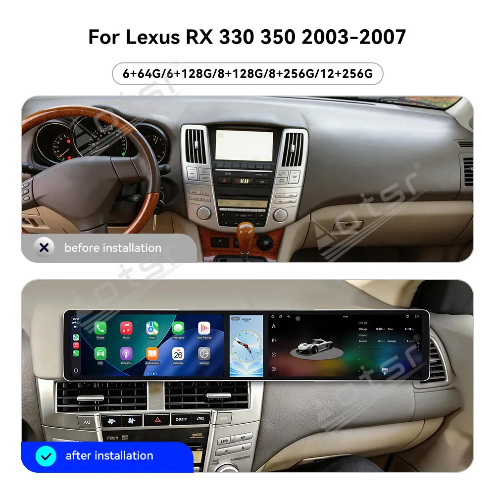 Android 15 CARPLAY Dual 12.3