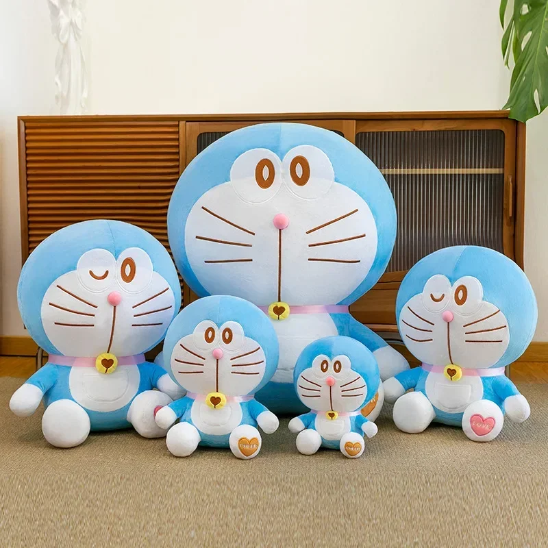 Jouet en peluche Doraemon Original Kawaii, poupée en peluche mignonne, chat de dessin animé, Animal, canapé-lit, oreiller, jouet pour bébé, cadeau pour enfants