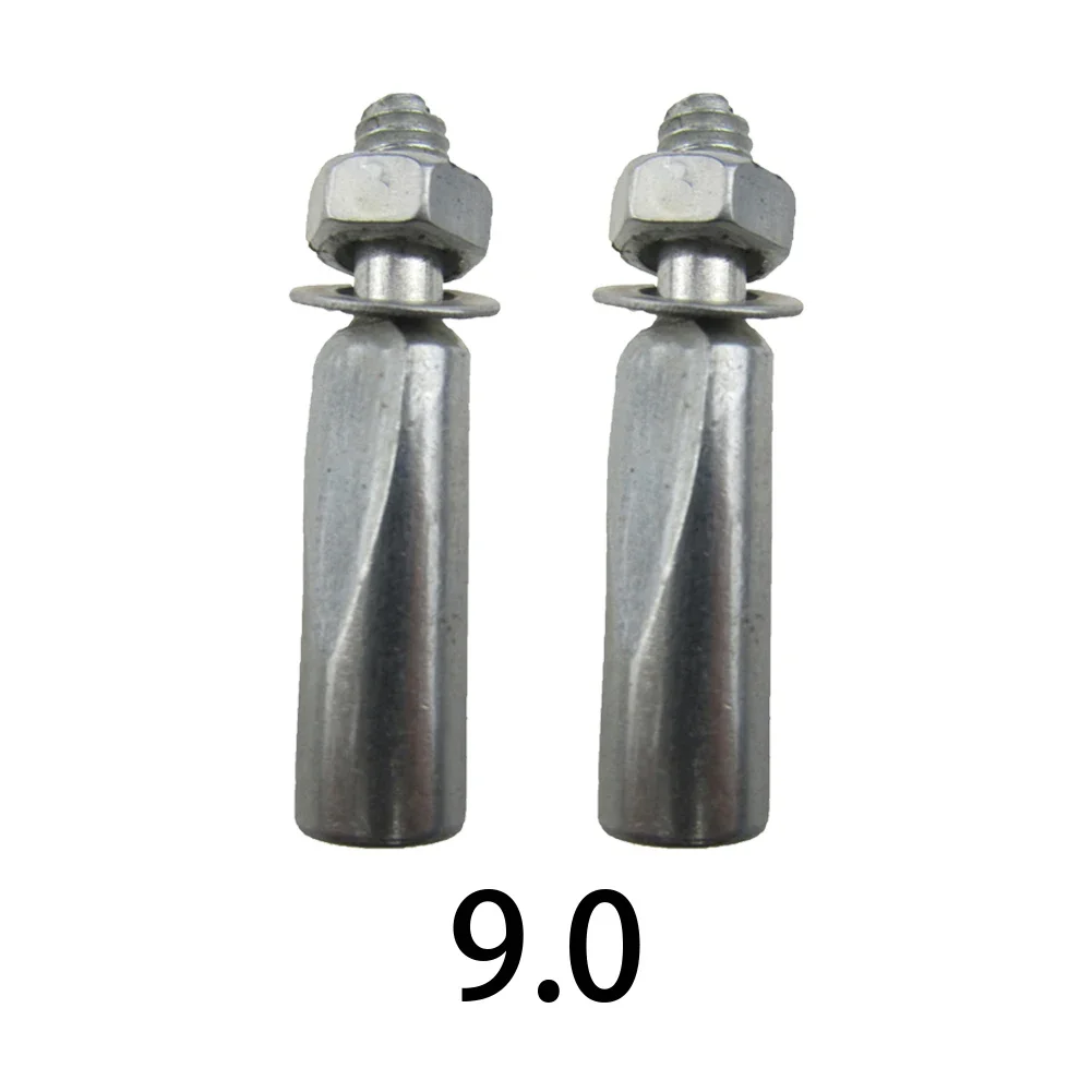 2pcs 8.5/9.0mm Fixed Chainring Pin Bicycle Pins With Nuts Washers Steel Crank Wedge For Bottom Bracket Bicycle Fixed Chainring