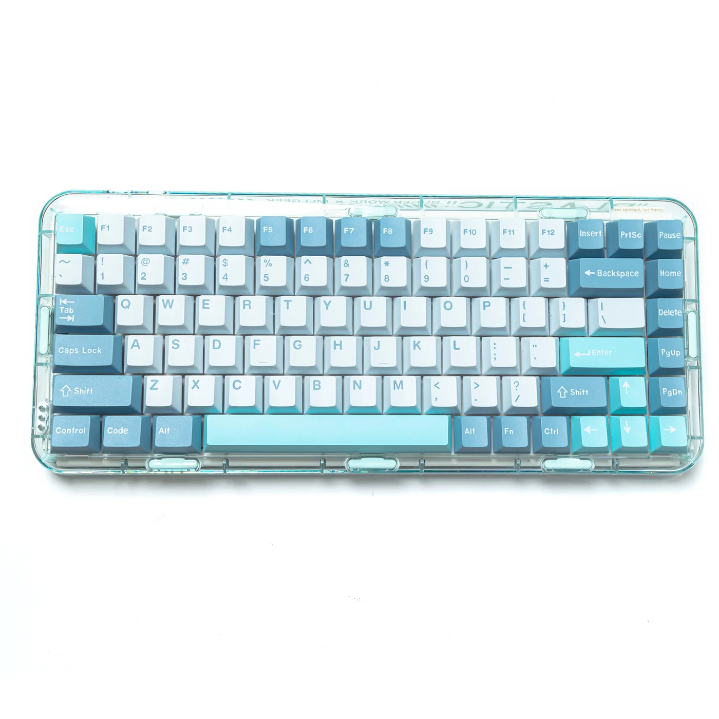 Fischio Keycap Processo bicolore Testa rasata Altezza originale PBT Spazio diviso 68 75 87 980