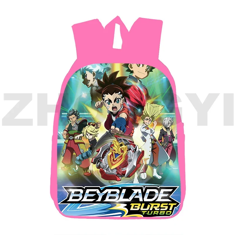 

Beyblade Burst 3D Backpack for Teenager Girls Canvas School Bags 12/16 Inch Cute Female Travel Bagpack Students Anime Bookbag