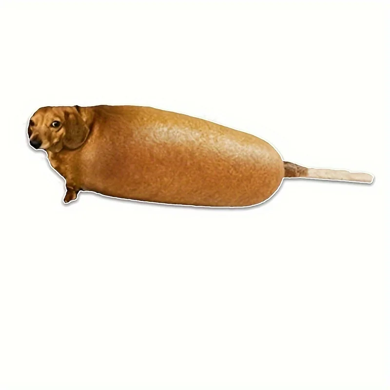 Brighten up Your Car with Fun Corn Dog Vinyl StickersStickers Decals with 2 Unique Characters, Scratch-Resistant for Car Windows