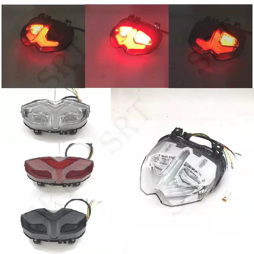 

Fit For Yamaha MT09 MT10 ABS MT-10 2024 MT-09 SP 2021 2022 2023 Motorcycle Tail light Brake Turn Signal Integrated LED Rear Lamp