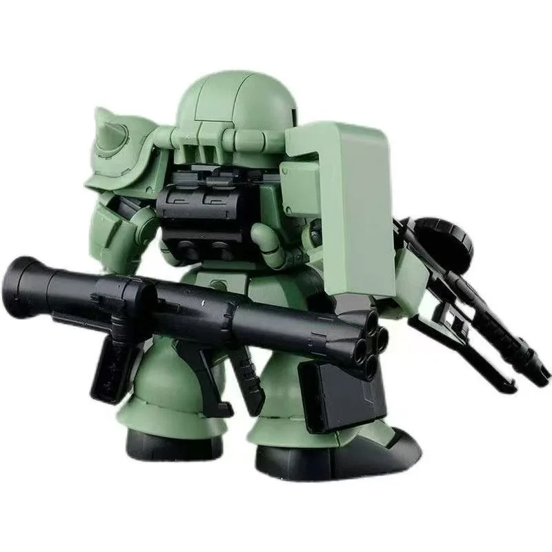 Lindo modelo de ensamblaje de juguete Zaku Ii producción en masa een versión versión Q traje móvil Robot modelo Kit para edades de 8 años en adelante regalo
