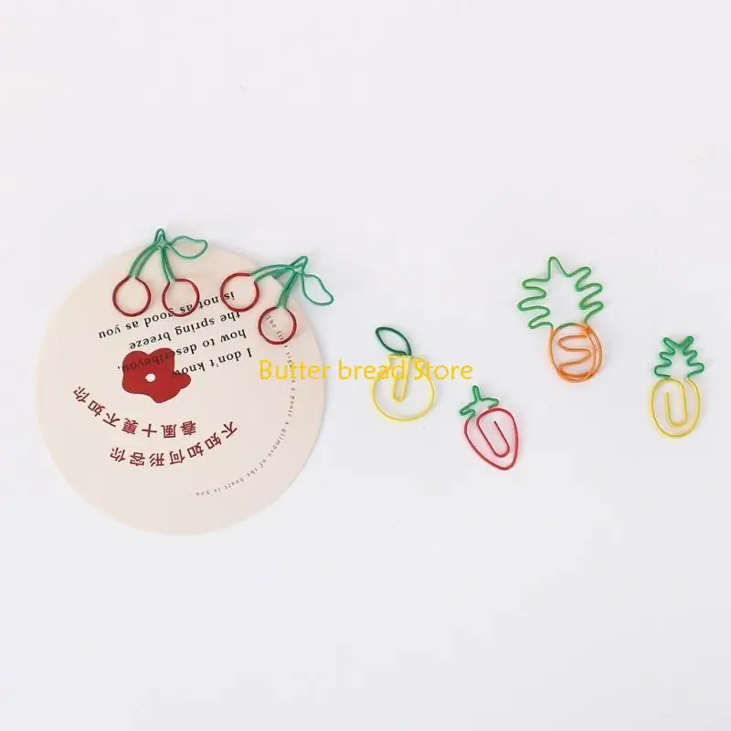 W89C 10pcs очаровательные бумажные клипки