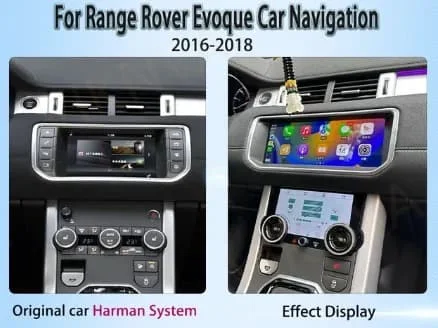 Air Condition Panel 3D Touch Screen For Range Rover Evoque L551 L538 2012-2018 AC Climate Control Android Original Car Functions