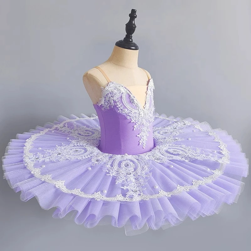 Novo profissional ballet tutu meninas prato panqueca tutu bailarina vestido de festa adulto feminino criança crianças ballet dança traje