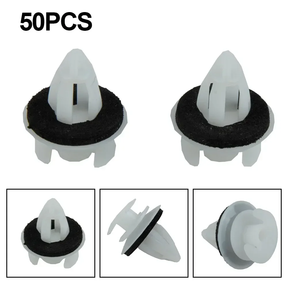 

Interior Car Panel Fixing Push pins Fastener clips Rivets For BE36 E38 E39 For E46 M5 Z3 White Replacement