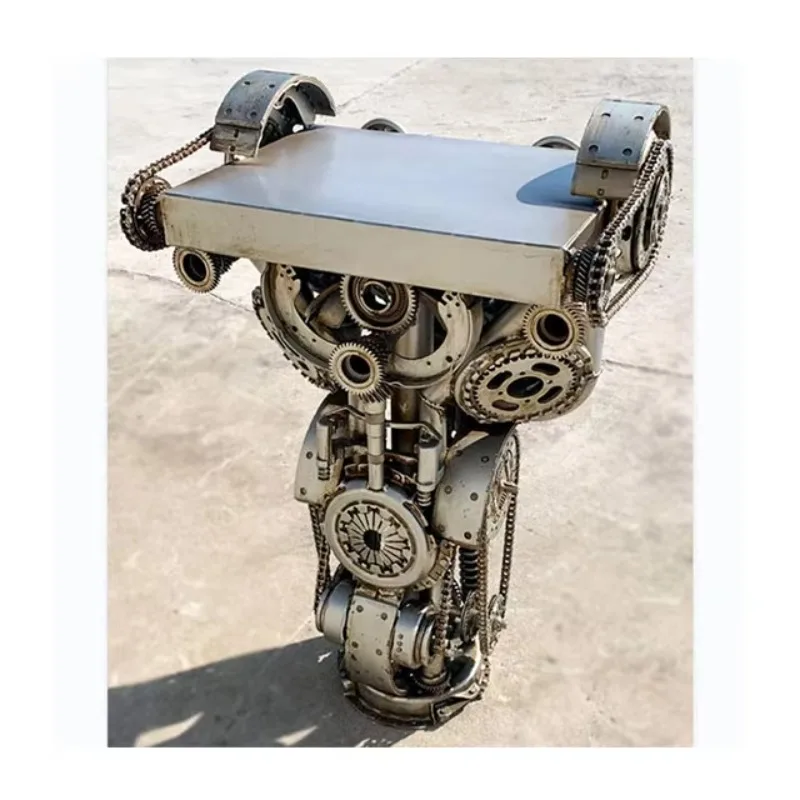

XL2 custom retro industrial style gear front desk decoration front desk bar restaurant bar decoration