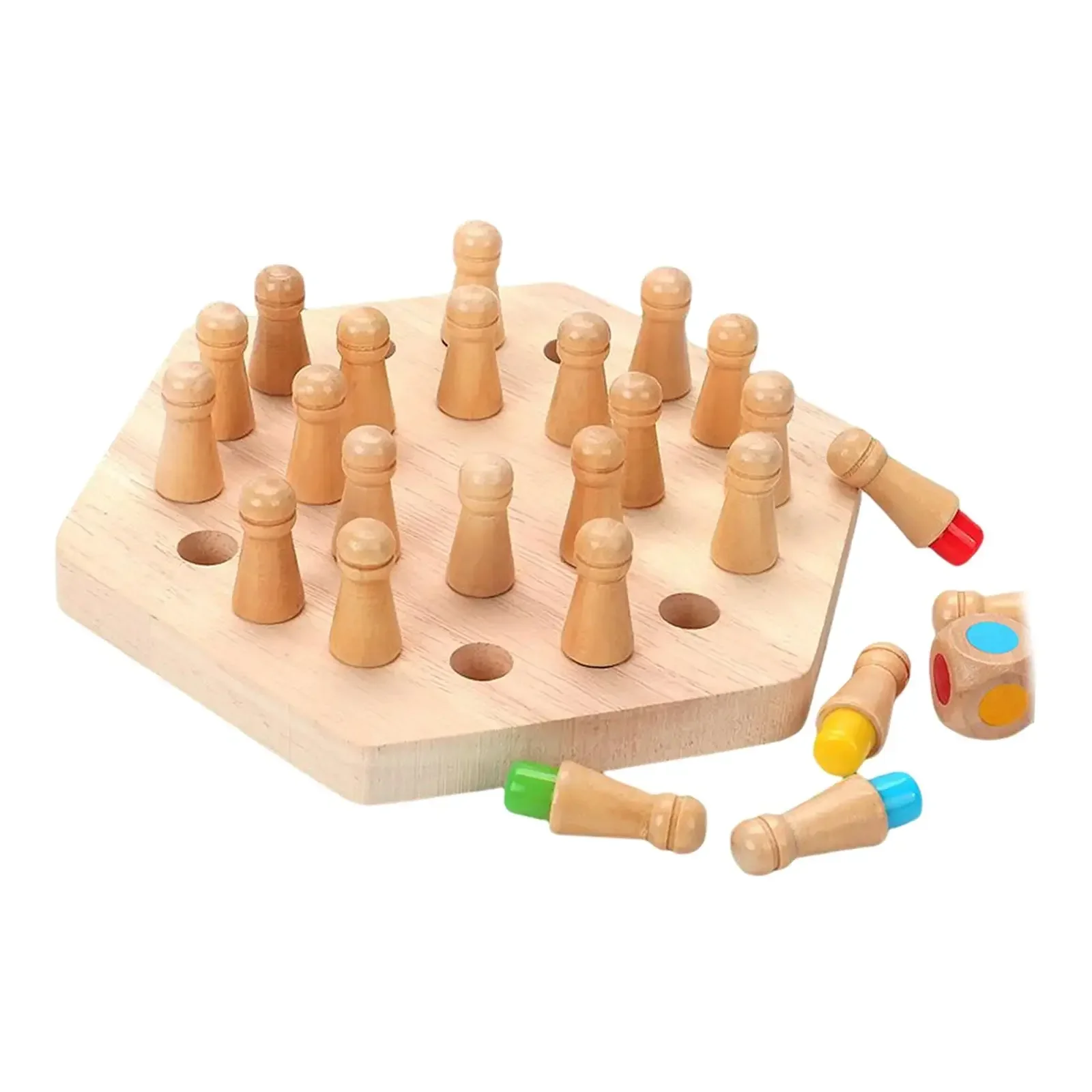 Wooden Memory Chess Game Logical Thinking Traning for Party Parent Child Desktop Board Game Development Toy