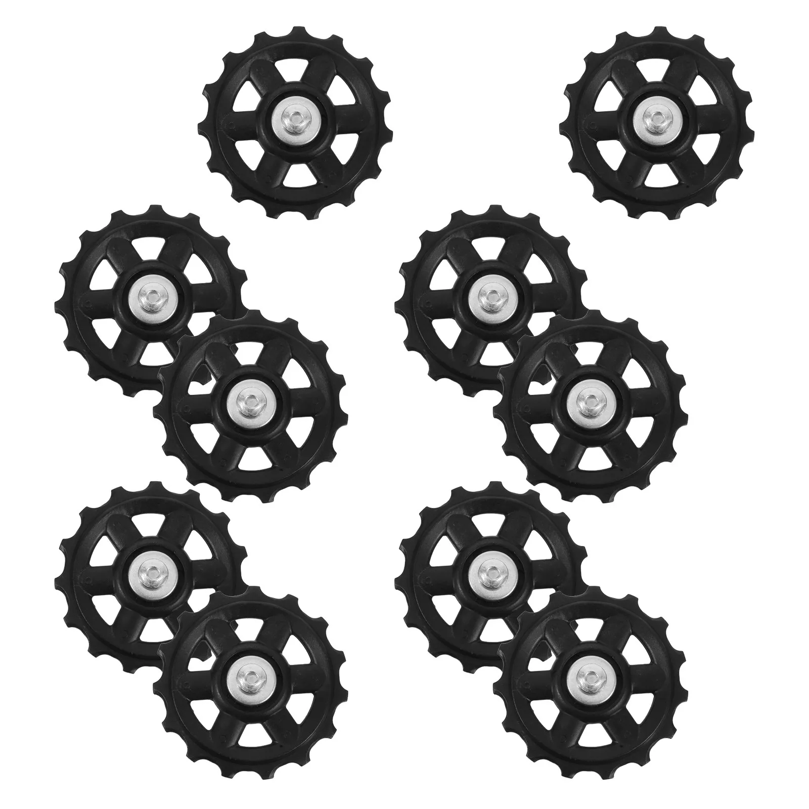 

10Pcs Rear Derailleur Pulley Wheel for Mountain Bike Wide Tooth Design Sealed Bearing Guide Roller High Precision Chain Guidance