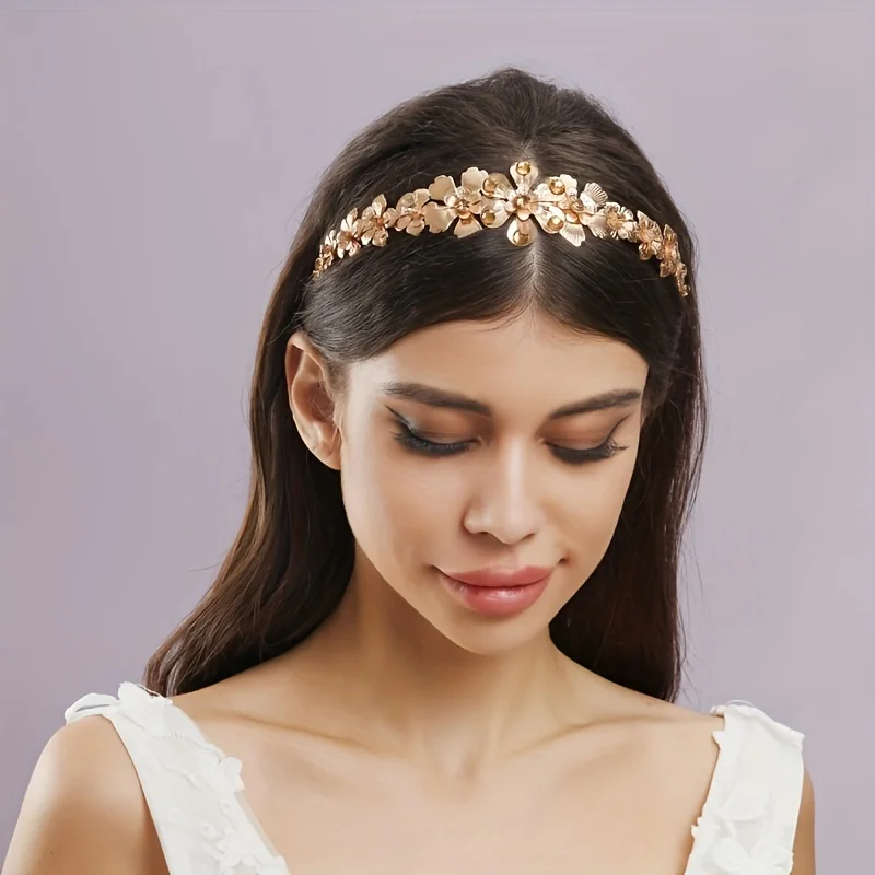 Crystal Headband Tiara Crown For Women Party Bridal Wedding Hair Accessories Jewelry Headband Hairband Tiara Gift