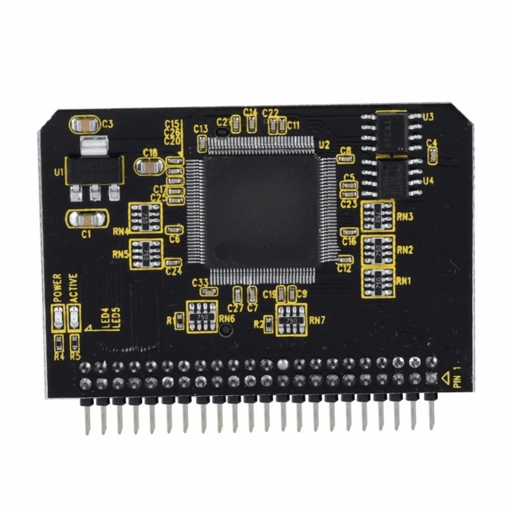 44Pin Male SD To IDE Adapter Performance Stable 2.5 Inch Memory Card To IDE Adapter Converter Male Connector