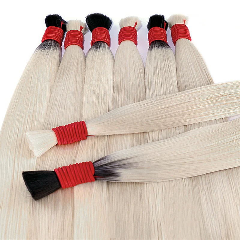 613 Human Hair Bulk No Weft Straight Vietnamese Virgin Unprocessed Hair Extensions Braiding Hair Weaving Human Original Women