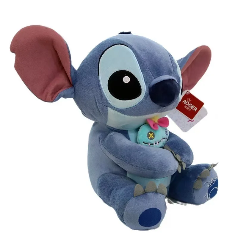 Lilo&Stitch Cute Cartoon lalki zabawki Kawaii Anime miękkie wypchane lalki poduszka uspokoić zabawki prezent urodzinowy dla chłopców dziewcząt