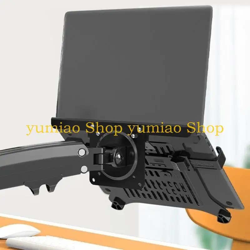 587B Support VESA Mount Laptop Tray Extendable Notebook Holder Arm Mount Bracket For 10-17Inches Notebook Stand